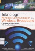 Teknologi Wireless Communication dan Wireless Broadband